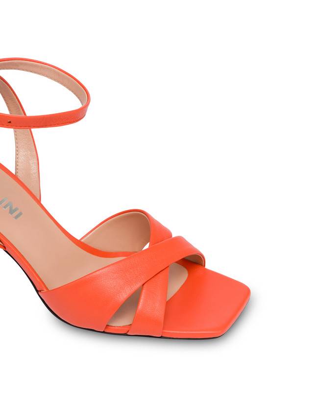 Pollini Sandali In Nappa Cote D'azur Coral In Vendita