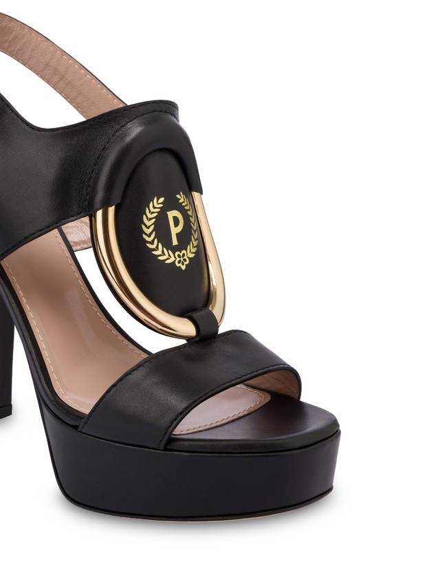 Pollini Sandali Con Plateau Wonder Nero Pezzi Unici