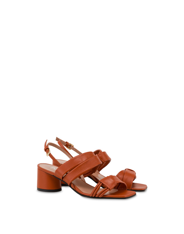 Pollini Sandali In Nappa Lady Tie Wood Shopping Online