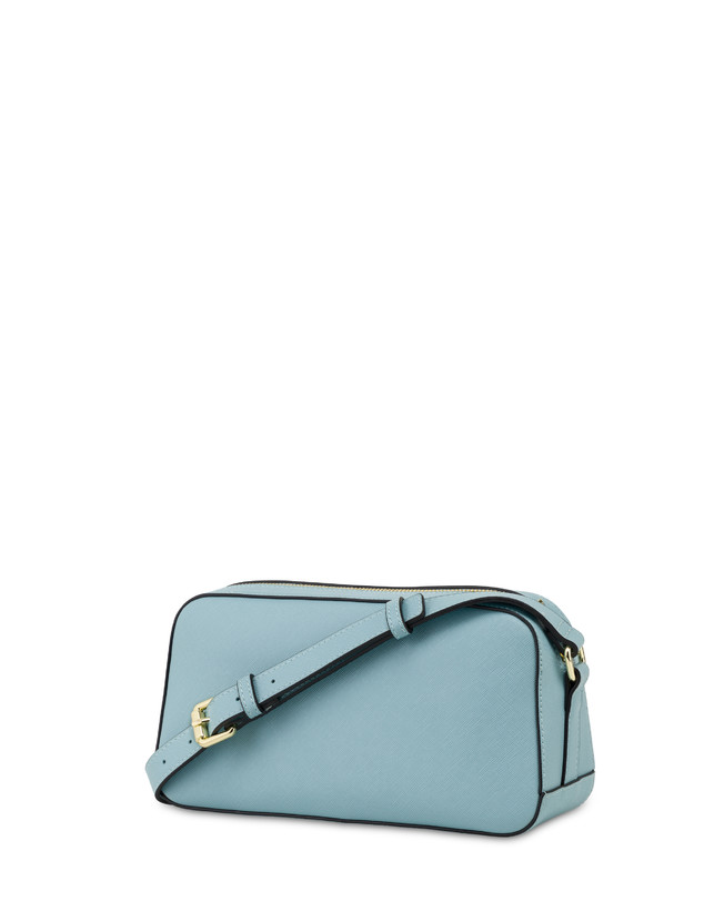 Pollini Borsa A Tracolla Con Maxi Lettering Safari Sky Italia