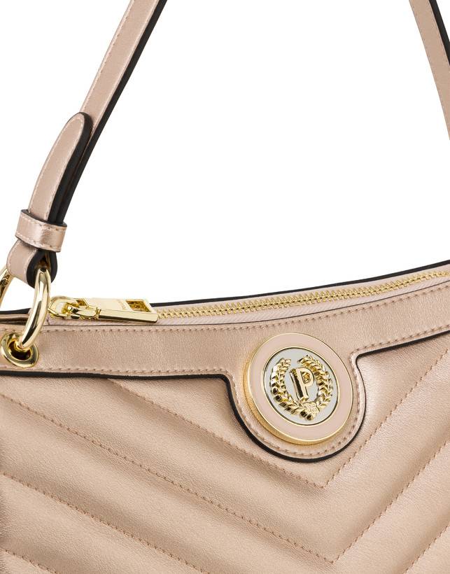 Pollini Borsa A Spalla Matelassé Sunbeam Rose Gold Vendita