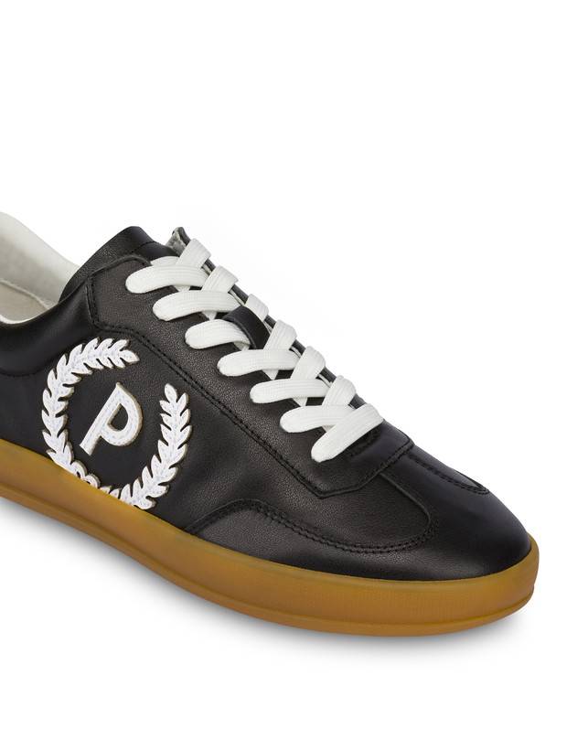 Pollini Sneakers In Pelle Venus Nero Negozi Online