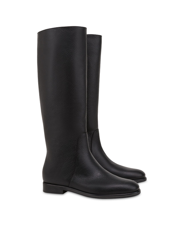 Pollini Stivale Flat In Vitello Core Consegna Veloce