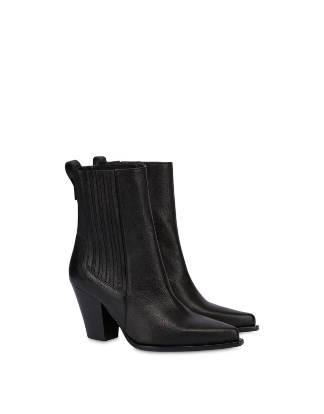 Pollini Stivaletti In Capra Madras Texas Flair Nero Economico