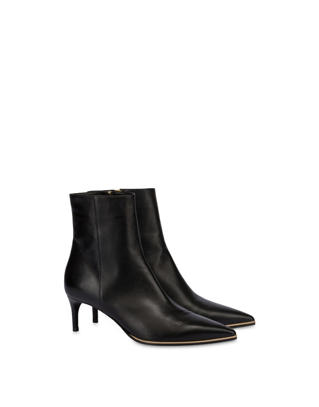 Pollini Stivaletti In Nappa Attitude Nero In Vendita