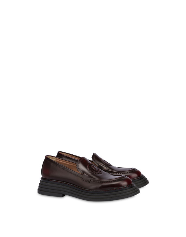 Pollini Mocassini In Vitello Abrasivato Stairway Mosto 2025