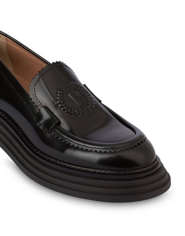 Pollini Mocassini In Vitello Abrasivato Stairway Nero Italy