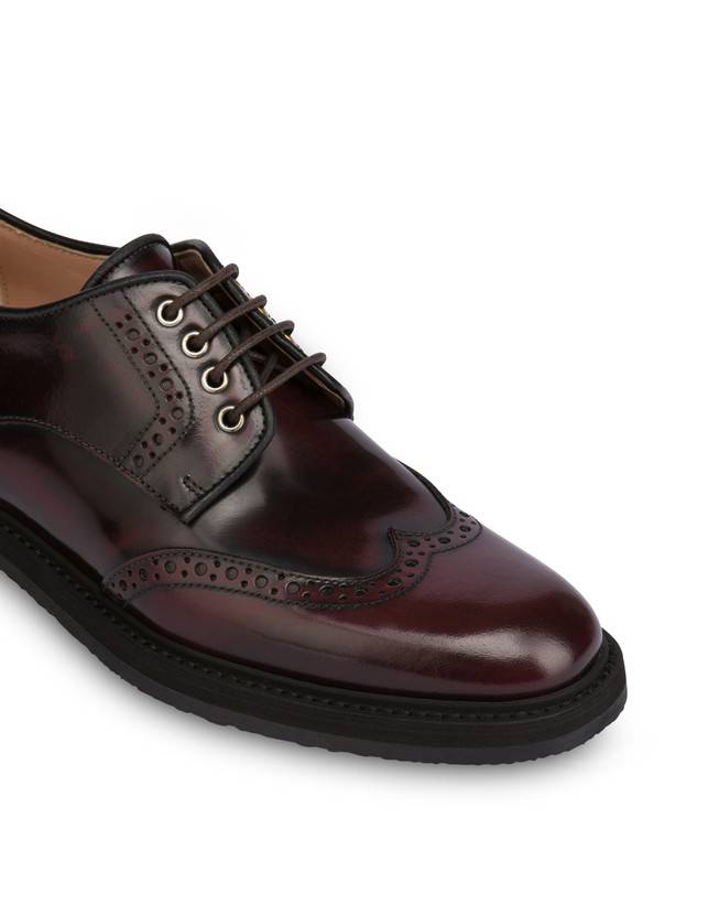 Pollini Derby In Vitello Abrasivato Mannish Mosto Vendita
