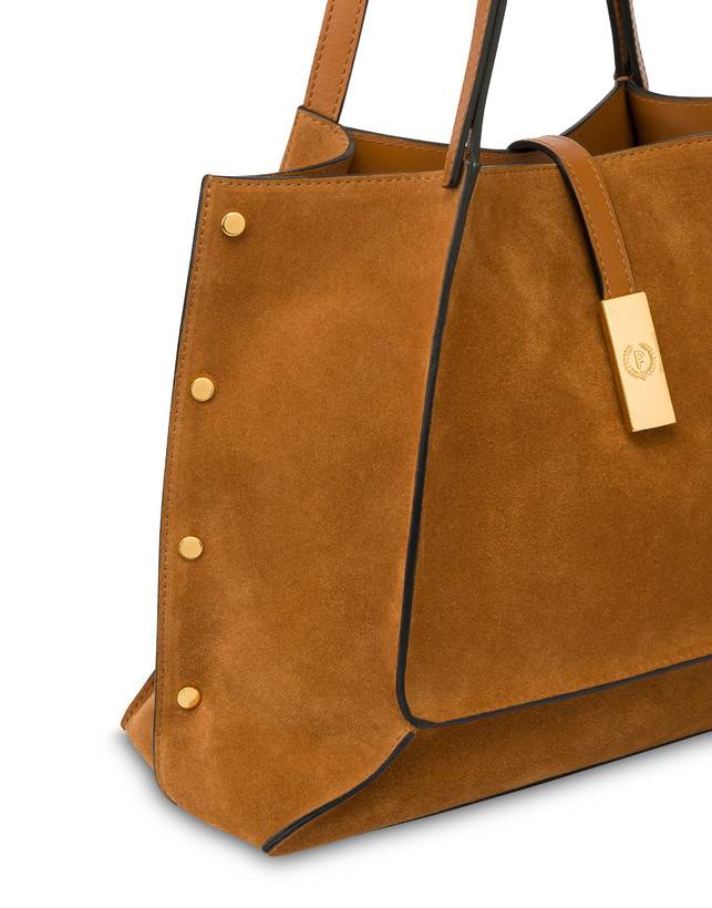 Pollini Shopper In Crosta Austin Small Presa