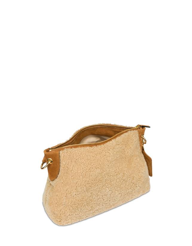 Pollini Hobo Bag In Montone E Crosta Anjia Offerta