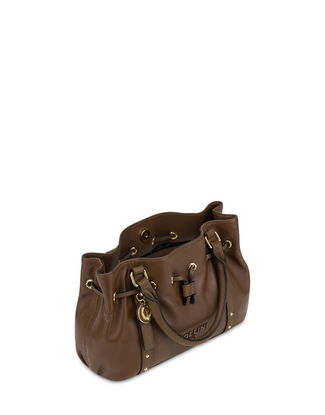 Pollini Piccola Borsa In Nappa Serena Marrone/marrone I Più Venduti