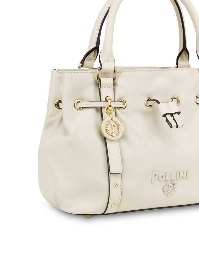 Pollini Piccola Borsa In Nappa Serena Avorio/avorio Vendite Flash
