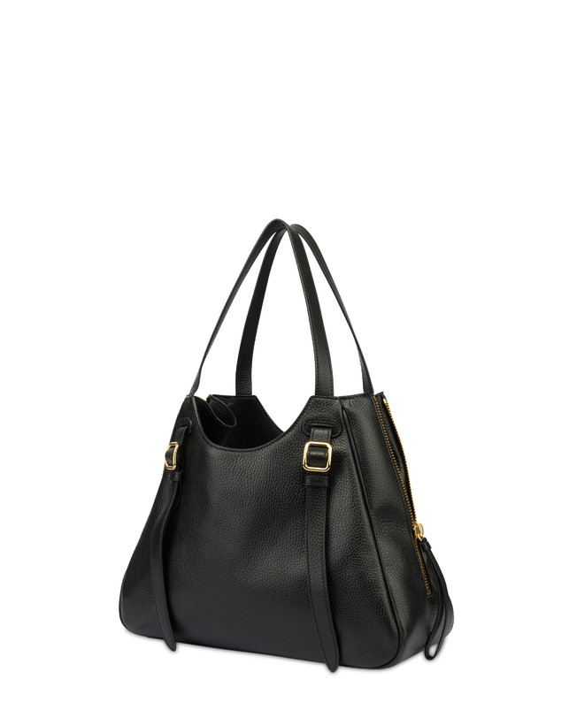 Pollini Shopper In Vitello Bottalato Rider In Saldo