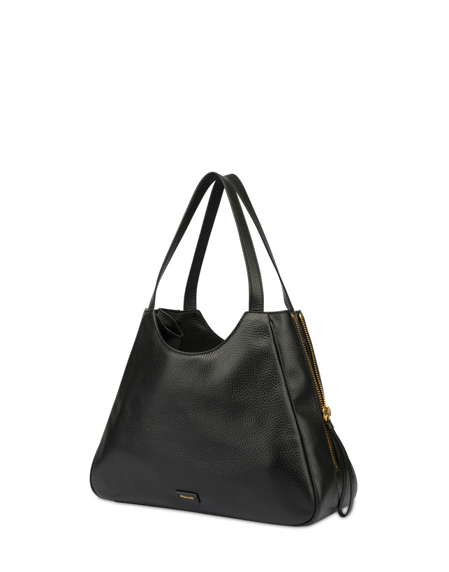 Pollini Shopper In Vitello Bottalato Rider In Saldo