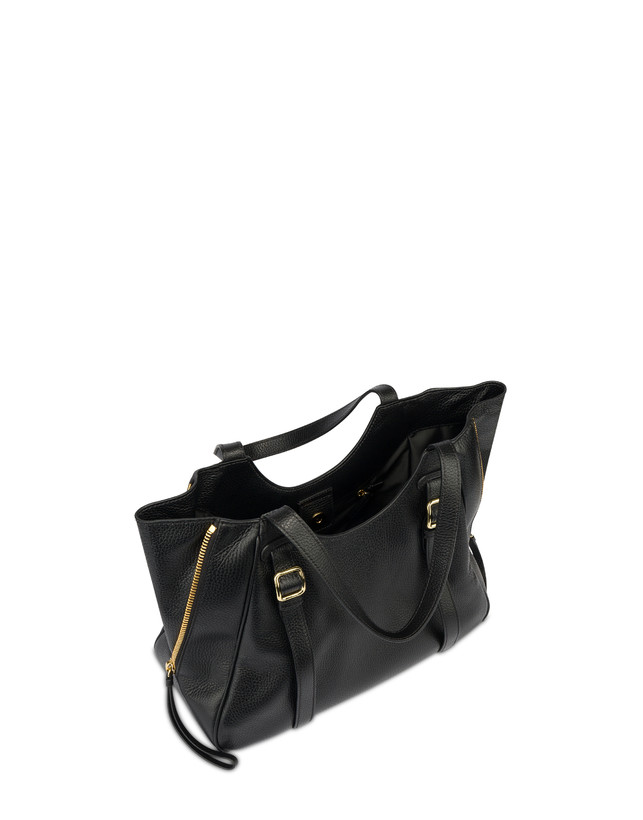 Pollini Shopper In Vitello Bottalato Rider In Saldo
