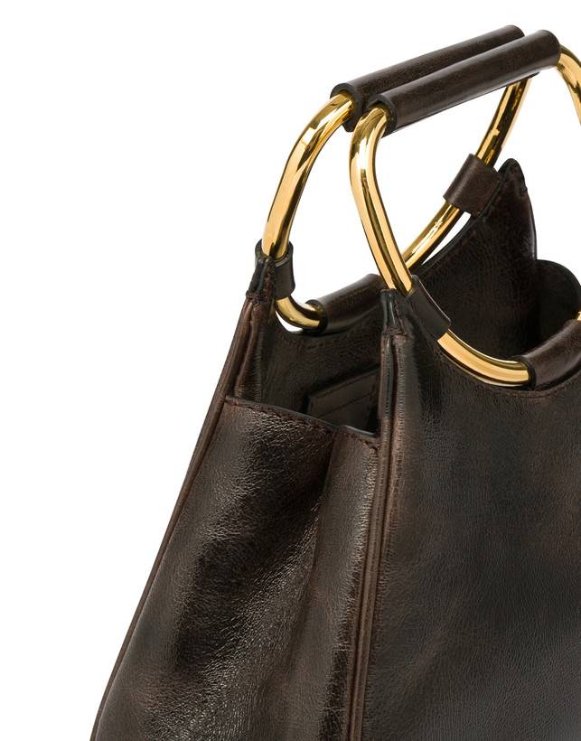 Pollini Clutch In Vitello Vintage Armour 2025