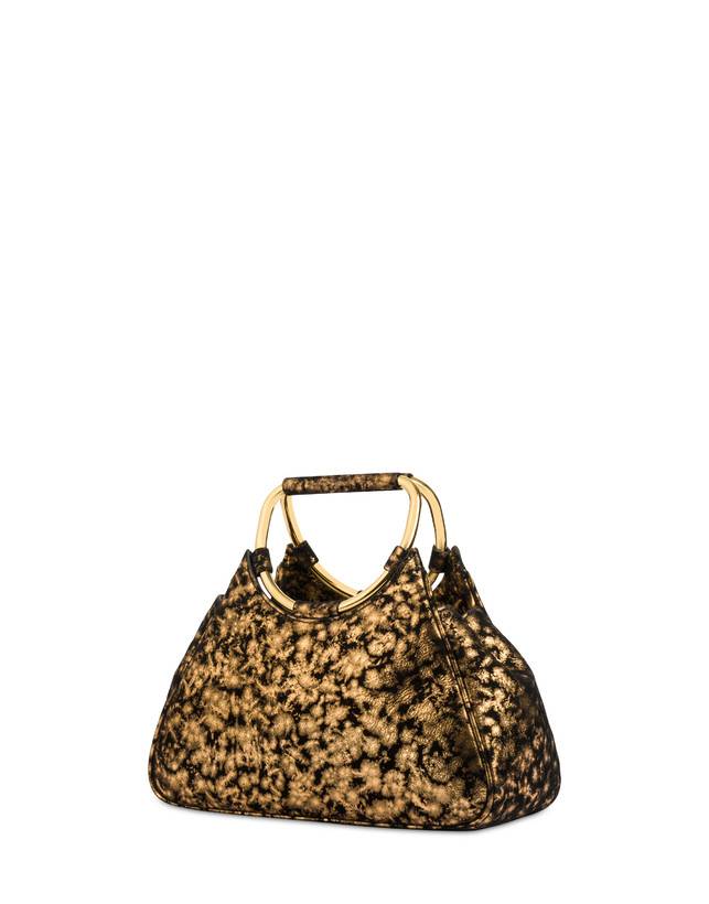 Pollini Clutch In Camoscio Effetto Dorato Armour Italia