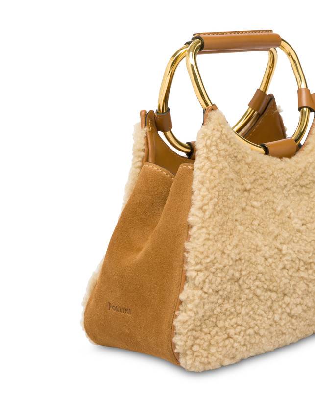Pollini Clutch In Montone E Crosta Armour 2025