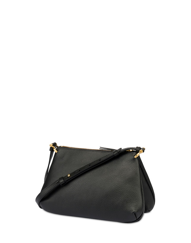 Pollini Borsa A Tracolla In Vitello Bottalato Double Marlene In Linea