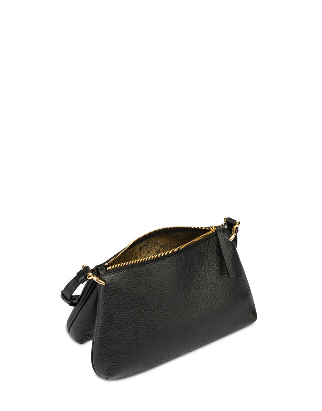 Pollini Borsa A Tracolla In Vitello Bottalato Double Marlene In Linea