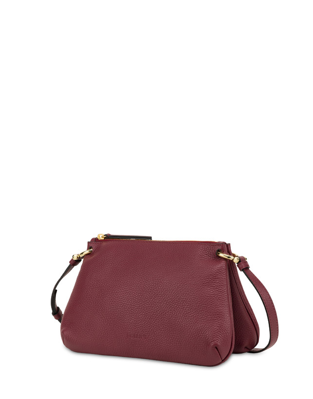 Pollini Borsa A Tracolla In Vitello Bottalato Double Marlene Nuovo