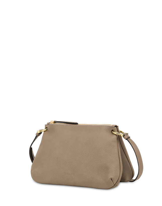 Pollini Borsa A Tracolla In Vitello Bottalato Double Marlene Qualità