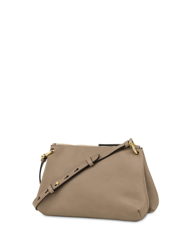 Pollini Borsa A Tracolla In Vitello Bottalato Double Marlene Qualità