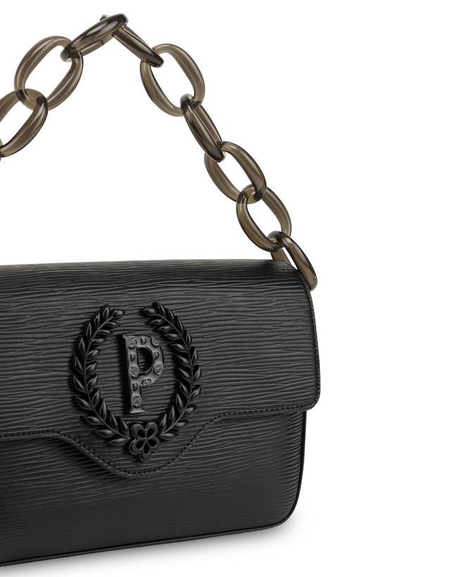 Pollini Candy Bag Con Maxi Catena Nero Shopping Online