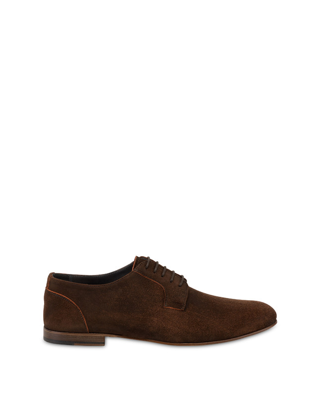 Pollini Derby In Scamosciato Flexy T.moro