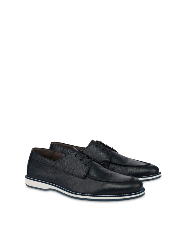 Pollini Derby In Vitello Green Field Blu Hotsell