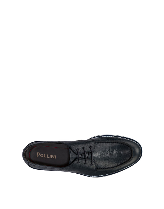 Pollini Derby In Vitello Green Field Blu Hotsell