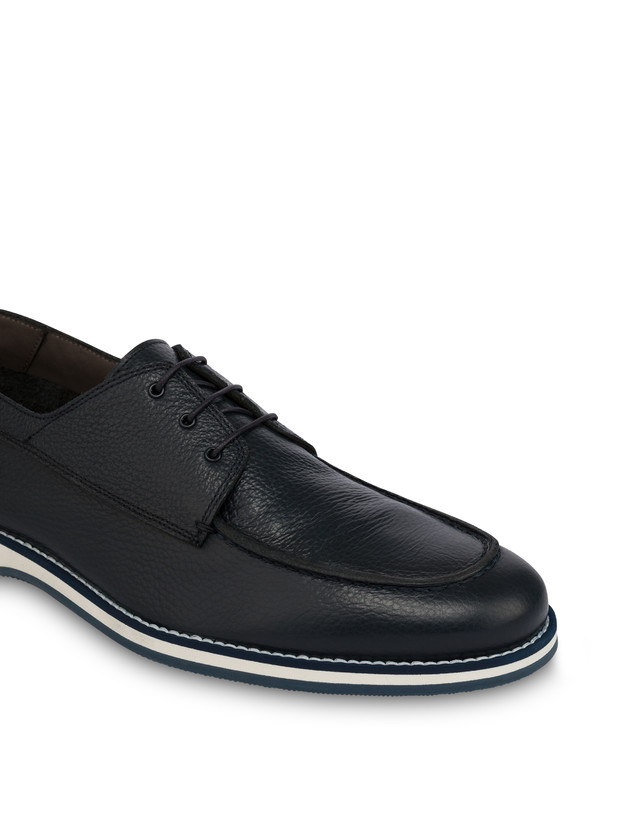 Pollini Derby In Vitello Green Field Blu Hotsell