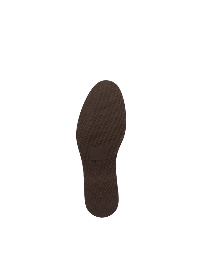 Pollini Derby In Crosta Green Field Beige Vendita Calda