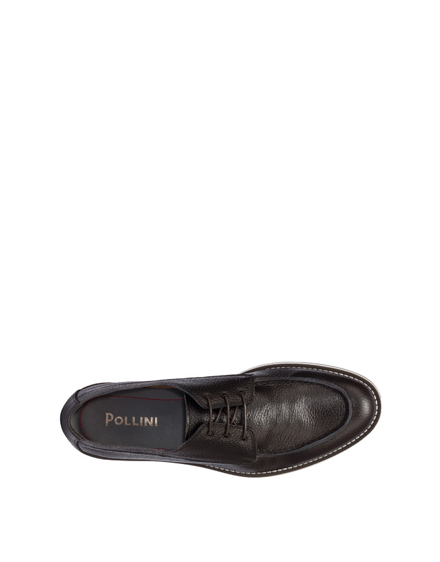 Pollini Derby In Vitello Green Field T.moro Vendita Economica