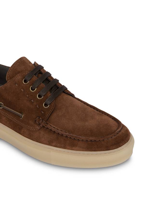 Pollini Scarpa Da Barca In Crosta Holiday Marrone Vendite Flash
