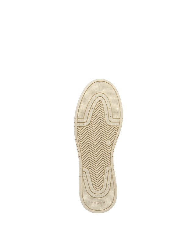 Pollini Sneakers In Vitello E Crosta Bourton Blu/blu/blu Negozio
