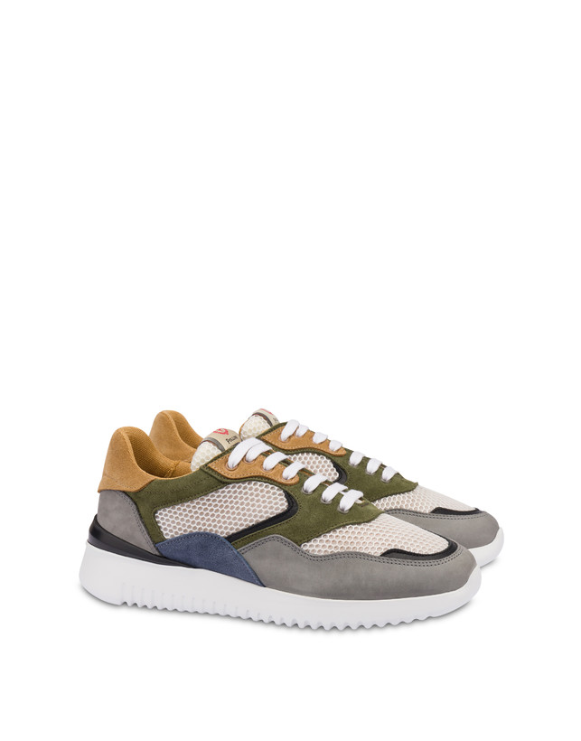 Pollini Sneakers Multicolor B-side Bianco/grafite/nero/militare/mais/azzurro Moda
