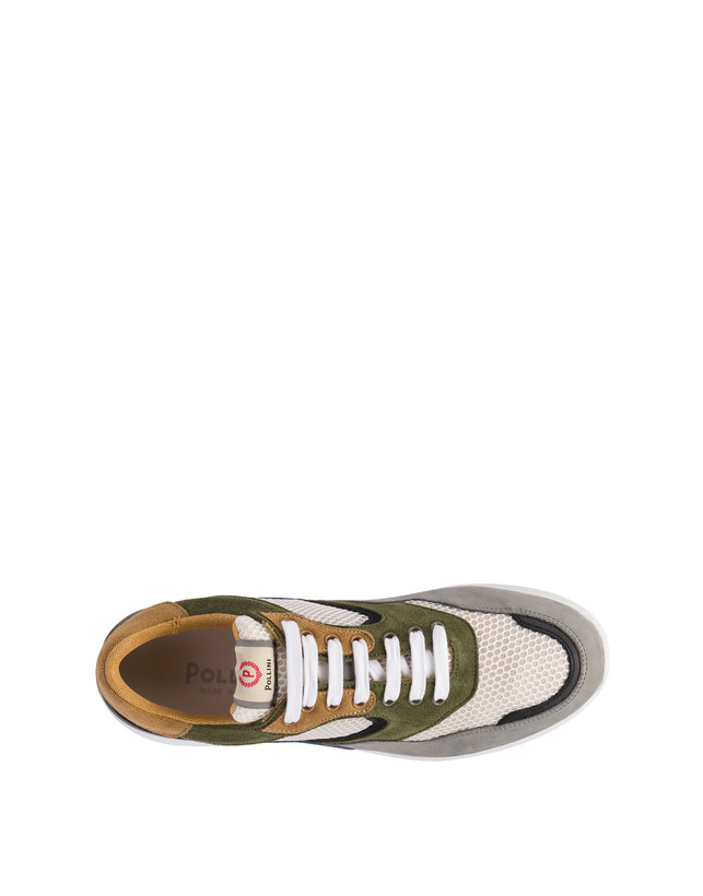 Pollini Sneakers Multicolor B-side Bianco/grafite/nero/militare/mais/azzurro Moda