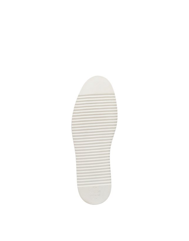 Pollini Derby In Pelle Stampa Traforata Foxing Blu Italia