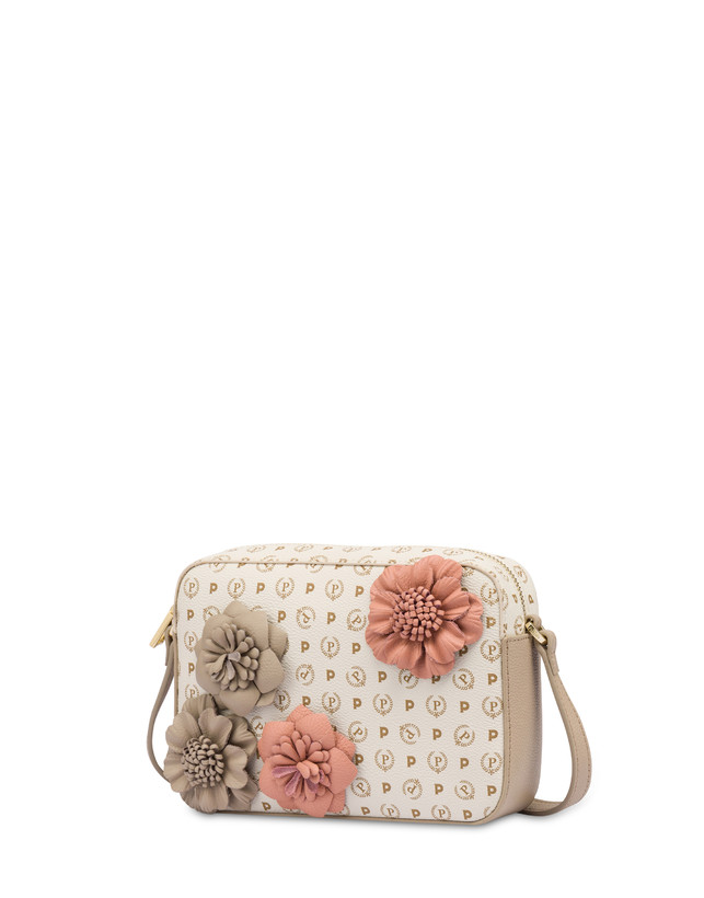 Pollini Camera Bag Piccola Heritage Flowers Avorio/ghiaccio Nuovo