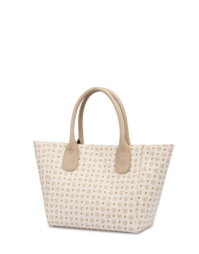 Pollini Tote Bag Medium Heritage Flowers Avorio/ghiaccio Qualità