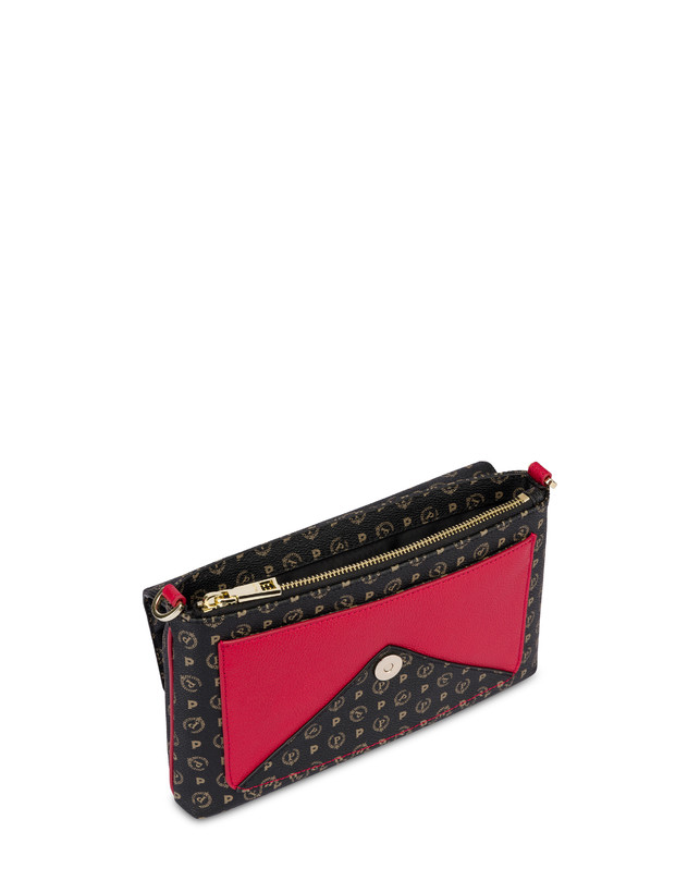 Pollini Borsa A Spalla Heritage Logo Classic Nero/lacca Vendita