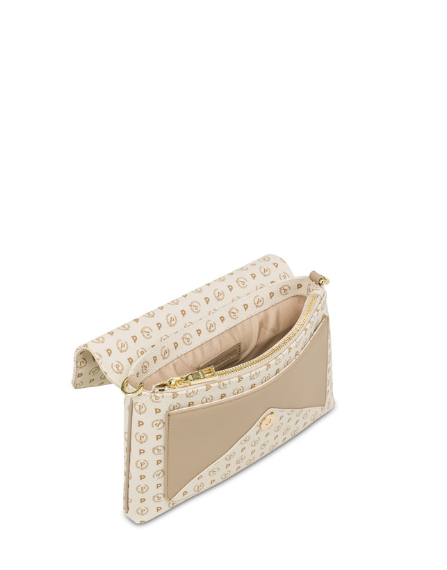 Pollini Borsa A Spalla Heritage Logo Classic Avorio/ghiaccio Promozione