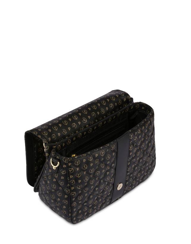 Pollini Borsa A Spalla Heritage Matelassé Nero/nero Qualità Garantita