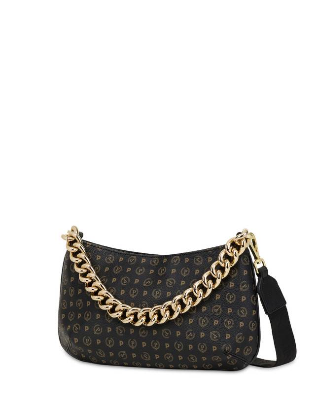 Pollini Borsa A Tracolla Heritage Logo Classic Nero/nero Shopping Online