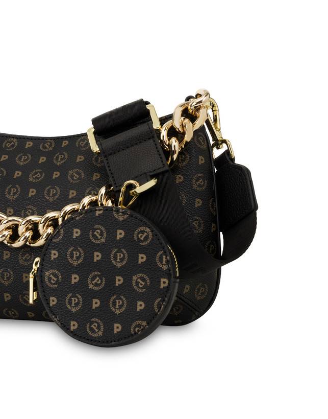 Pollini Borsa A Tracolla Heritage Logo Classic Nero/nero Shopping Online