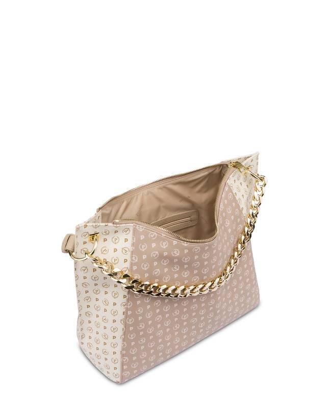Pollini Tote Bag In Pvc Heritage Soft Touch Avorio/beige/ghiaccio Novità
