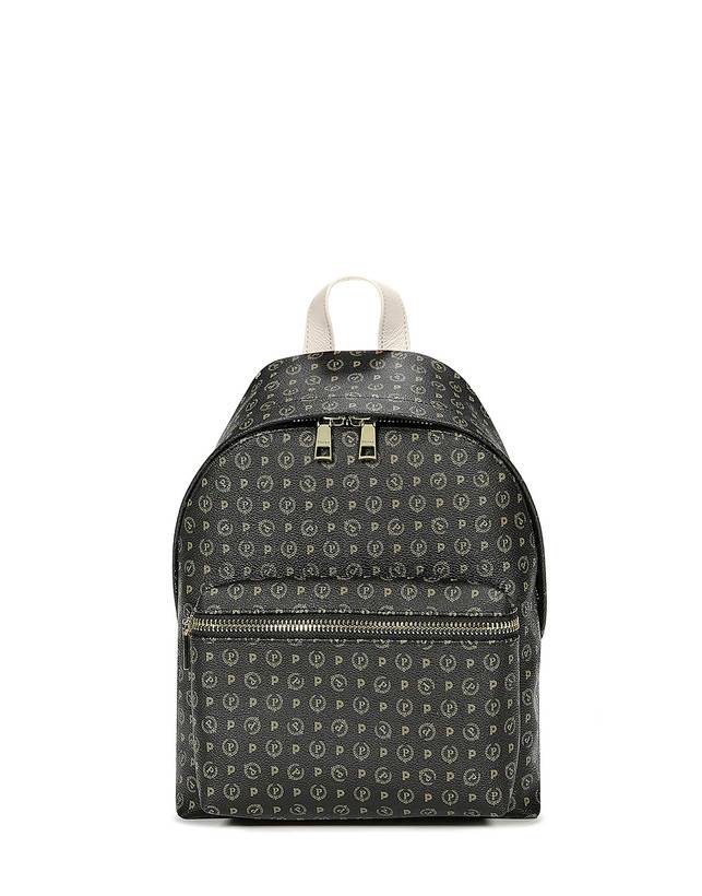 Pollini Zaino Heritage Logo Classic Nero/avorio