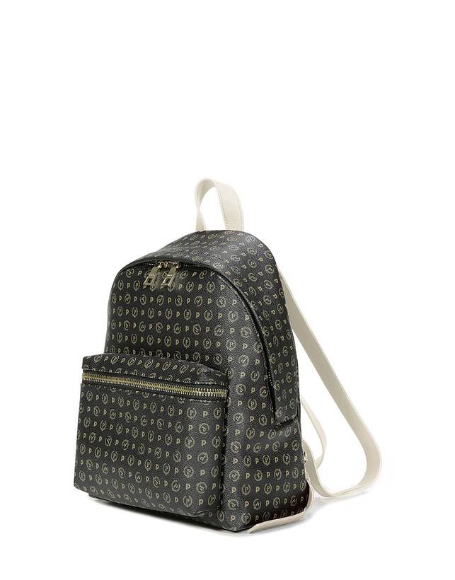 Pollini Zaino Heritage Logo Classic Nero/avorio Vendita Economica
