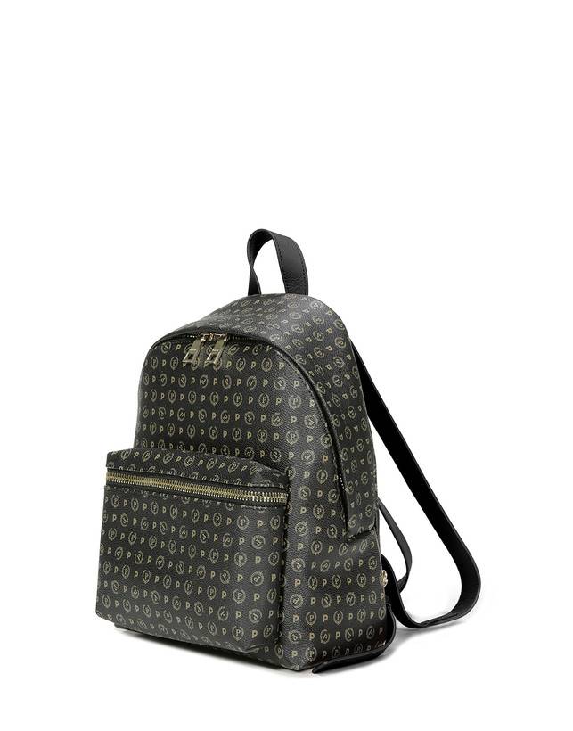 Pollini Zaino Heritage Logo Classic Nero/nero Saldi Di Fabbrica